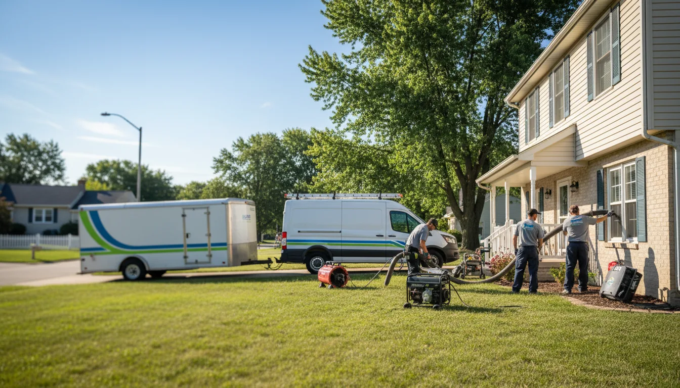 Flooded Basement Restoration And Cleanup With Repair in Brooklyn, MI near me